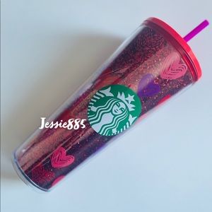 Starbucks Glitter❤️ Heart Valentine’s day 2022